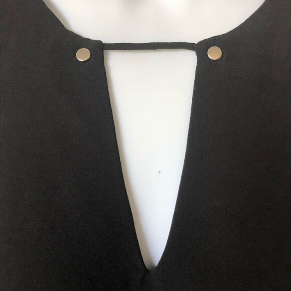 🎃NAKED ZEBRA LITTLE BLACK DRESS SHIFT CUT OUT - Picture 8 of 8